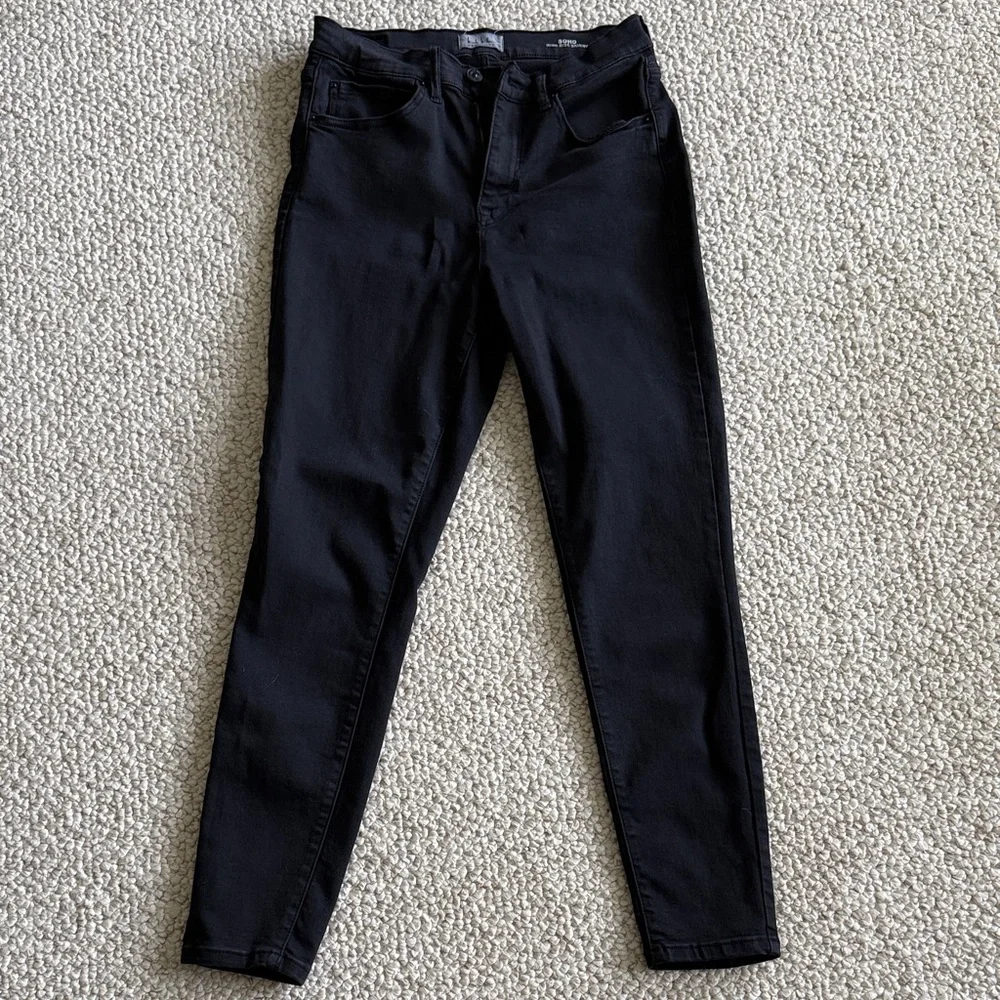 Nicole Miller Black Skinny Jeans - Picture 1 of 5